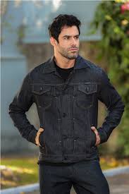 Jaqueta Jeans Com Elastano Masculino Revanche Calmon UNICA