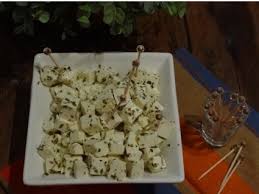 Aperitivo – Queijo minas com Orégano |