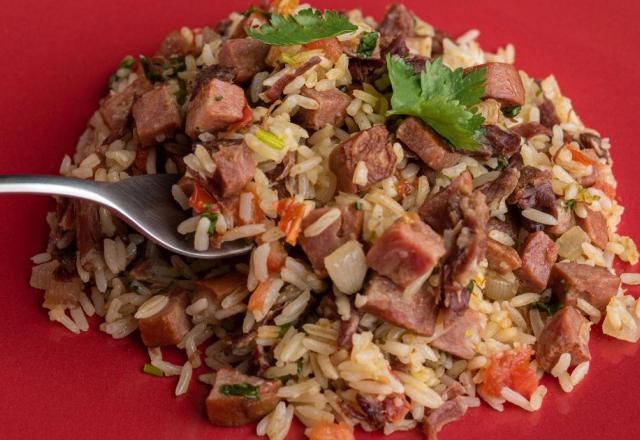 Arroz carreteiro simples