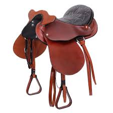 Sela De Cavalo Australiana De Cabeça Tradicional Havana 15'' Completa Bronc-Steel 25835