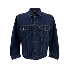 Jaqueta Jeans Masculina Levi's Azul Escuro Ref: 723340134