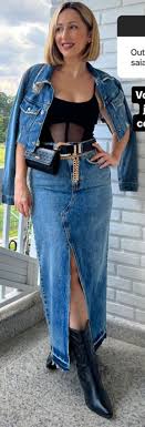 Pin de P j em denim | Looks, Looks country feminino, Looks vestidos