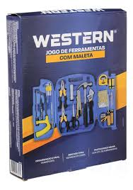Maleta Para Ferramentas Western 28 Peças Kit De Ferramentas