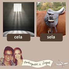 Em geral, "cela" indica um pequeno compartimento (como cela de cadeia). "Sela" refere-se a um assento para cavalgar (a sela do cavalo). Exemplos: "O homem deve ser transferido para