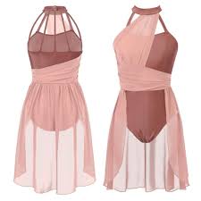 Comprar Mulheres vestido de dança de balé adulto ginástica lírica dança contemporânea trajes de bailarina roupas desempenho de palco vestido collant a partir de 17 | Joom