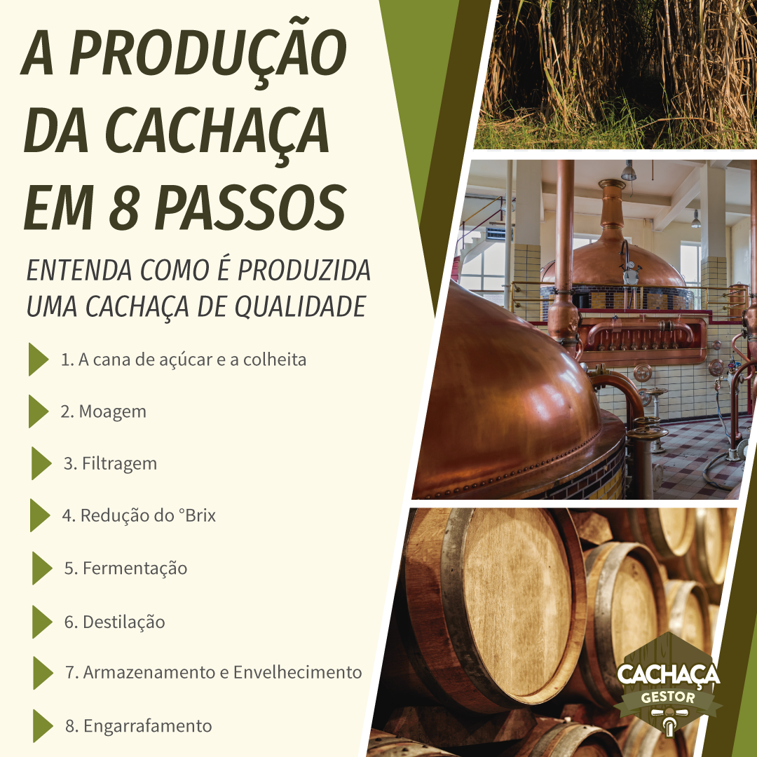 A produção da cachaça em 8 passos - Cachaça Gestor
