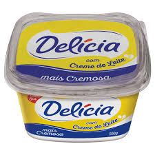 Margarina com Creme de Leite Delícia com Sal 500g | Carrefour