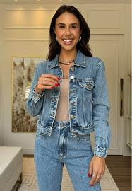 Jaqueta Jeans Feminina Cris - Cosh Jeans - Jeans