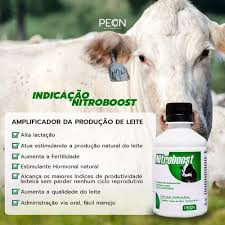 Nitro-boostin Aumente Produção Leite Vacas E Novilhas 190ml | Parcelamento sem juros