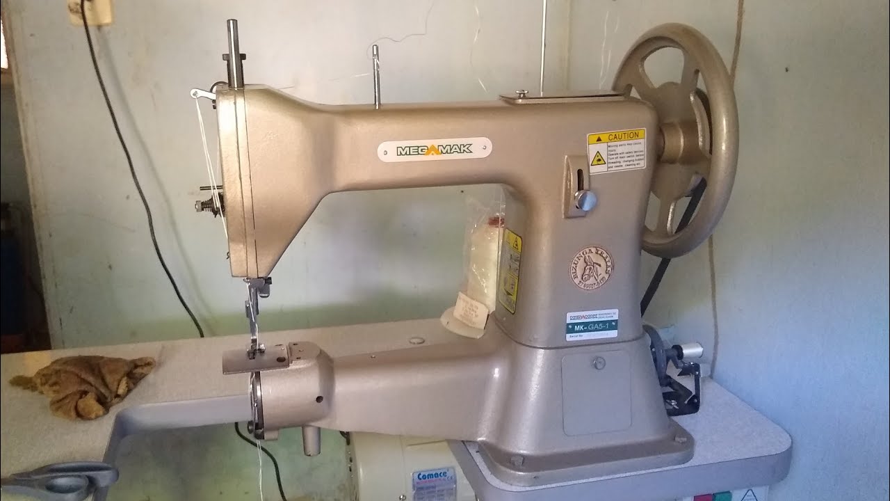 Maquina ga5-1 para costura em couro pesada !