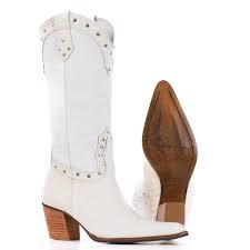 BOTA CAPELLI FEMININA CANO LONGO SOLADO DE COURO 3061