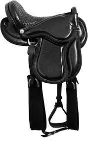 Cela para Cavalo Australiana Gel Preta Couro - Preta : Amazon.com.br: Esporte