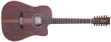 ROZINI - Mão de obra 100% Brasileira - VIOLÃO PRESENÇA BRASIL FOLK 12 CORDAS CUTAWAY ATIVO EQ RE-2 | RX415.RE2.F.CT.LP