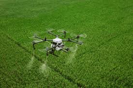 Quantos hectares um drone pulveriza por dia?