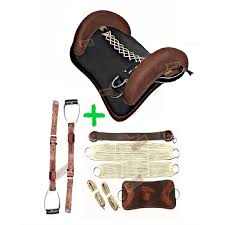 KIT MONTARIA 9x pecas SELA BASTO SIMPLES Cavalo Encilha | Shopee Brasil