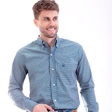 CAMISA XADREZ MASCULINA OX HORNS 9537 MANGA LONGA - Moda Country para Toda a Família