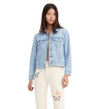 JAQUETA LEVIS FEMININA JEANS DELAVÊ 299440199