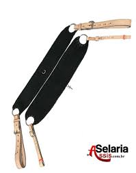 Conjunto Peitoral e Cilha de Lã para de Cavalo Vaquejada Profissional.