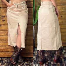 Saia Tnw Midi Com Fenda Bege - 71765 (38)