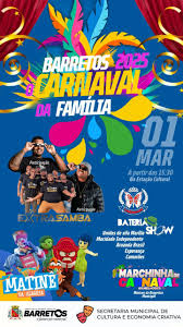 Prefeitura de Barretos divulga programação do “Carnaval da Família 2025” | O Informativo