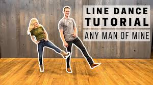 Any Man of Mine - our favorite **BEGINNER** LINE DANCE TUTORIAL