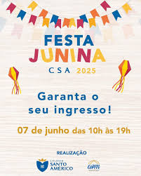 Compre ingressos para o Festa Junina CSA 2025 em São Paulo no dia 07 de junho de 2025.