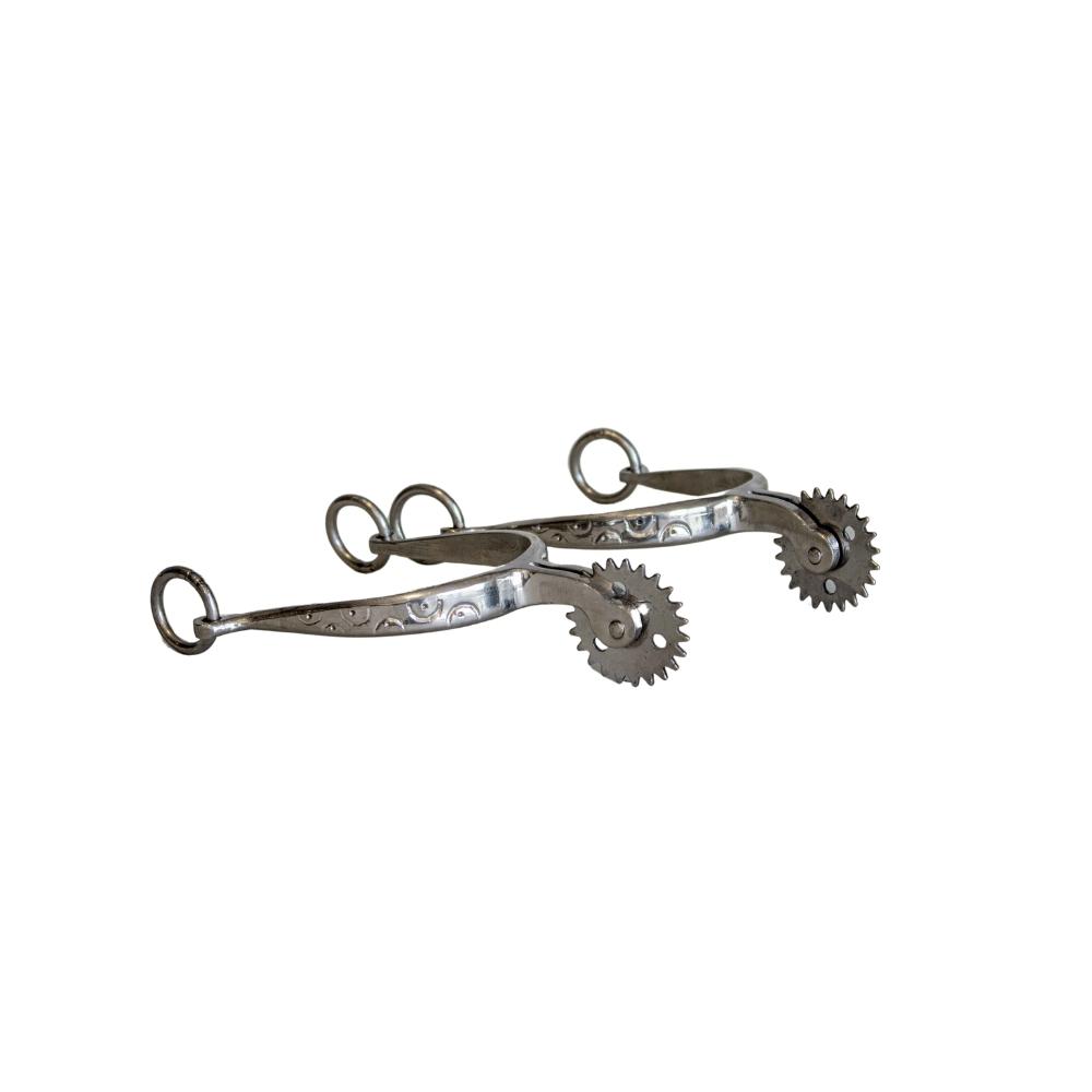 Espora Para Cavalo De Inox Roseta Crioula Tradicional all.horse