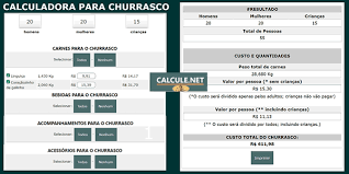 Vídeo Calculadora de churrasco, calcule a quantidade de carnes online